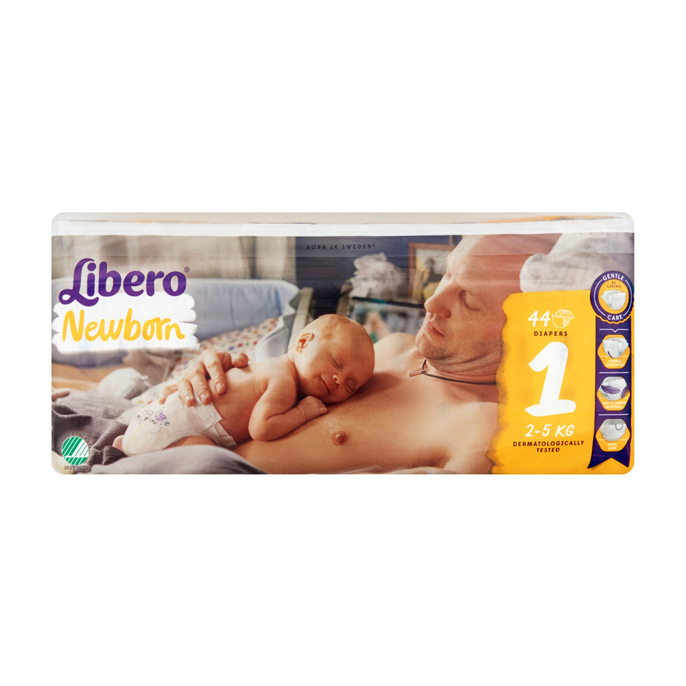 Scutece Libero Newborn 1 Standard Pack 44 buc